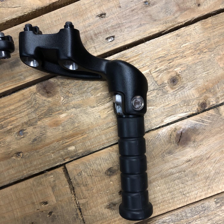 Indian Scout / Super Scout pillion footpegs with mounts